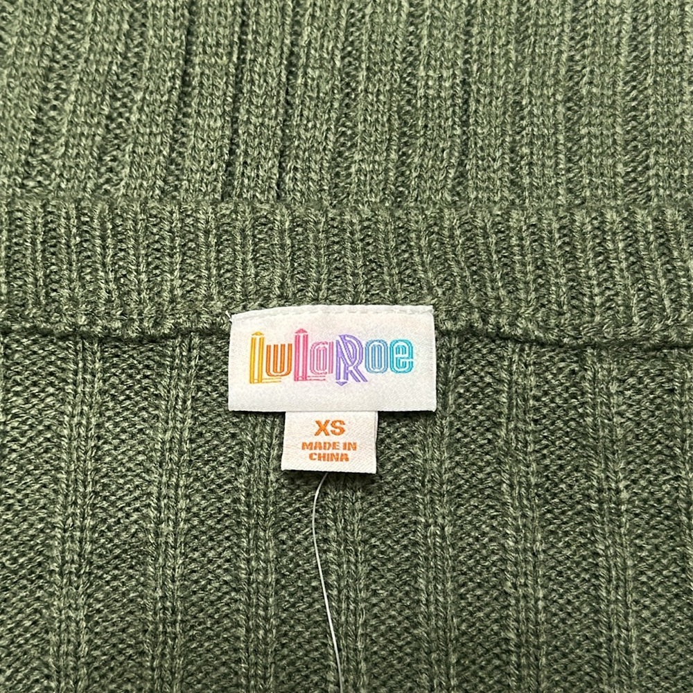 LuLaRoe Olive V-Neck Sweater - Torrie Sweater - Picture 5 of 7